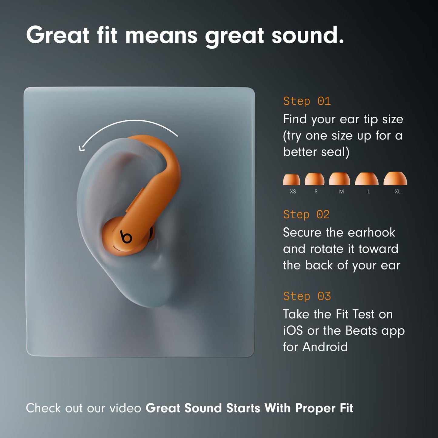 Beats Powerbeats Pro 2 Wireless Bluetooth Earbuds - Noise Cancelling, Heart Rate Monitor, IPX4, Up to 45H Battery & Charging Case, Works with Apple & Android - Jet Black
